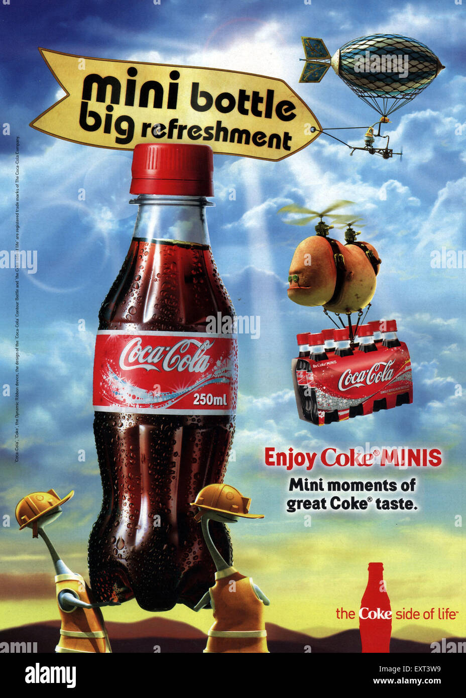 2000s UK Coca-Cola Magazine Advert Stock Photo - Alamy