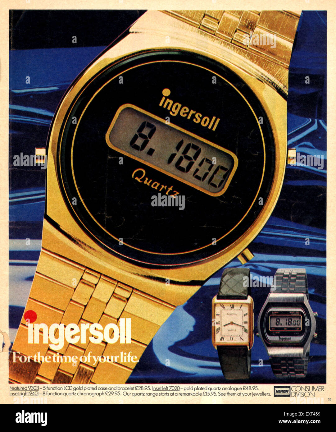 1970s best sale ingersoll watches