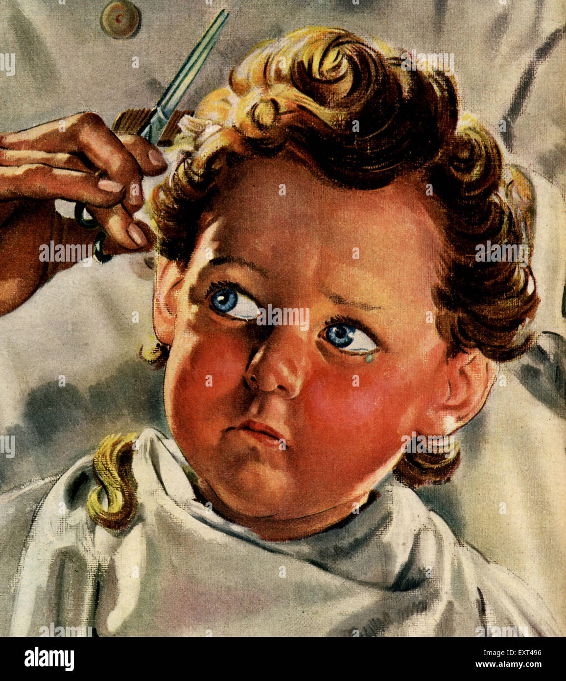 1940s UK Haircuts Magazine Cover Stock Photo - Alamy
