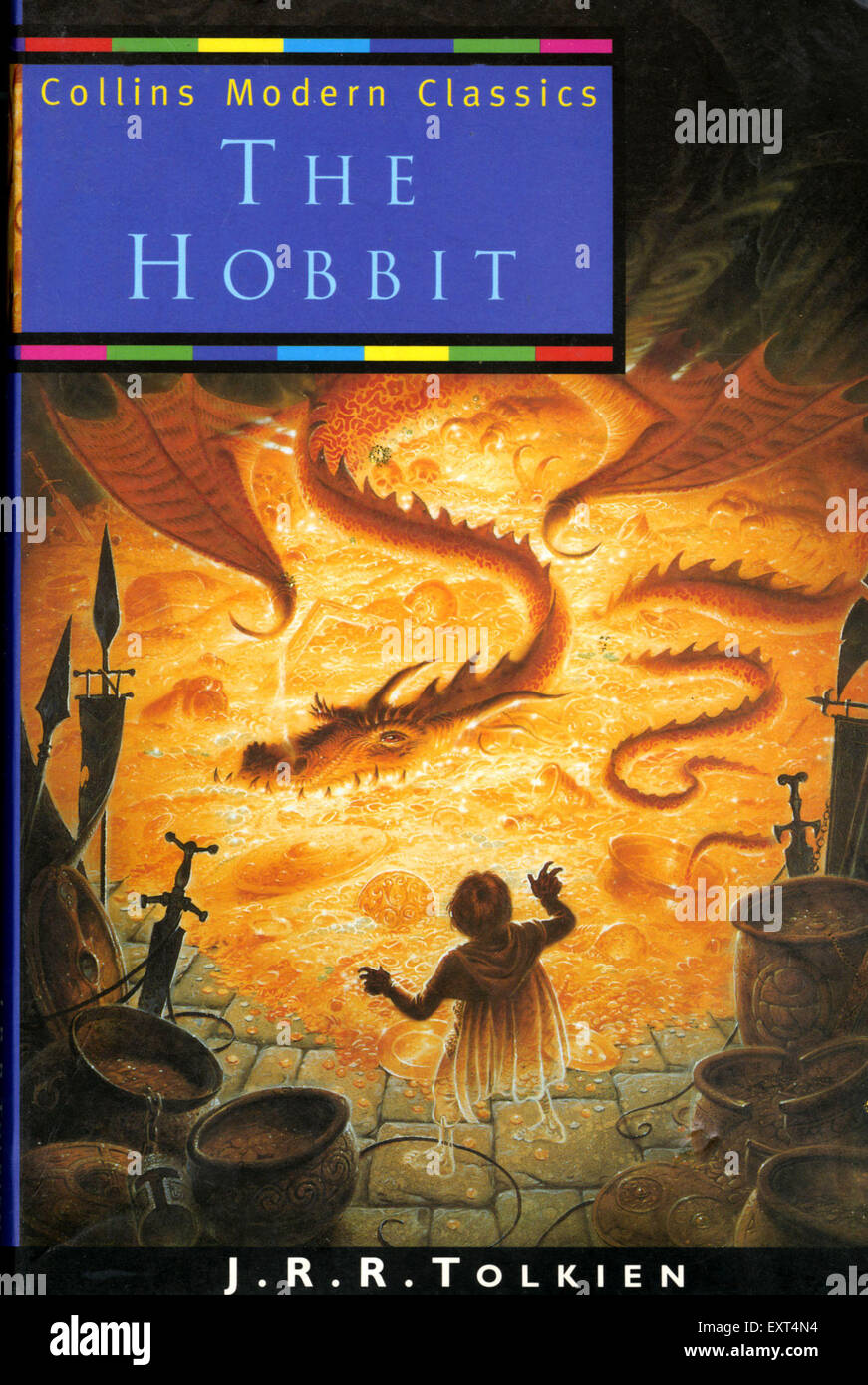 1990s UK The Hobbit Book Cover Stock Photo