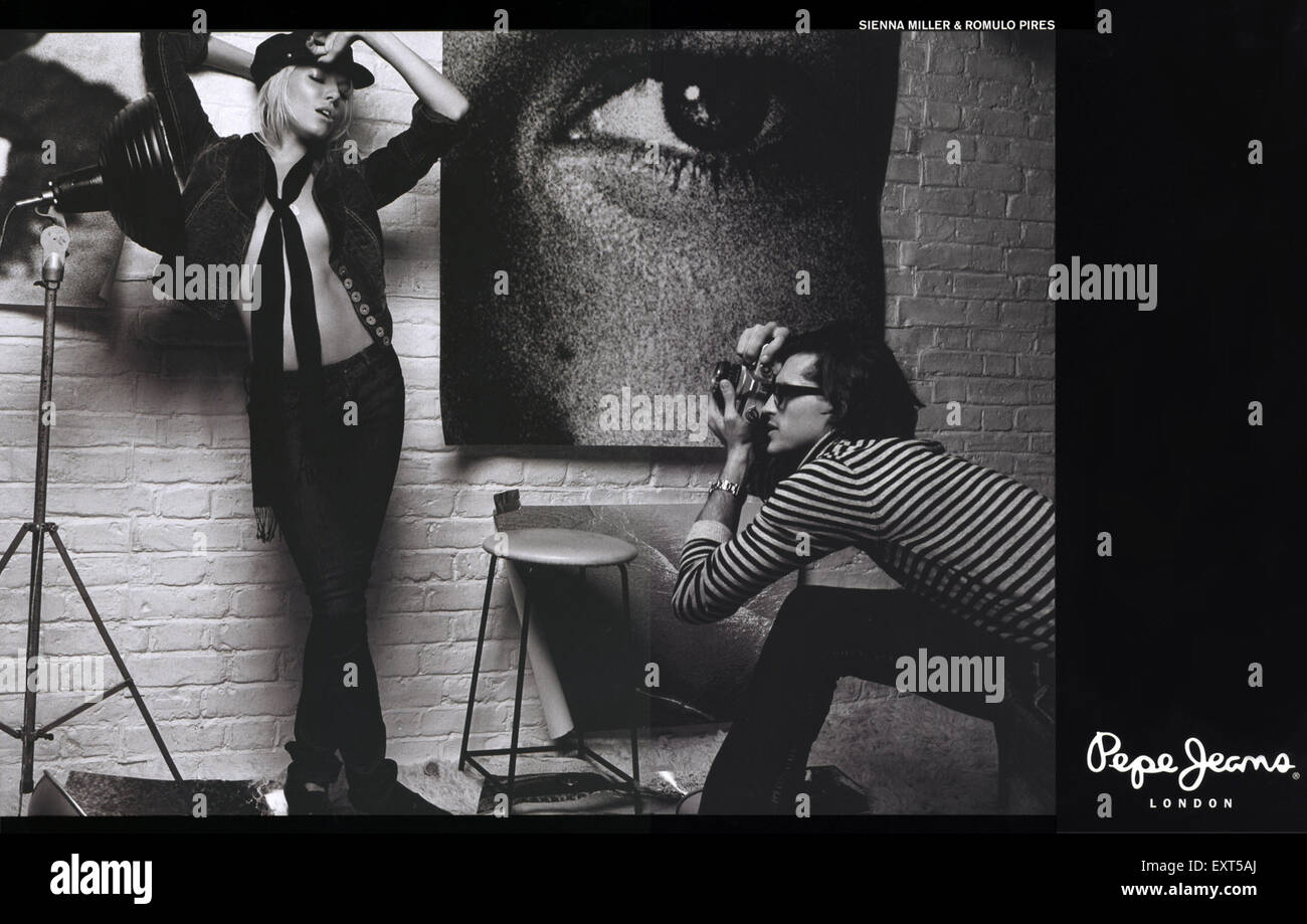2000s UK Pepe Jeans Magazine Advert 