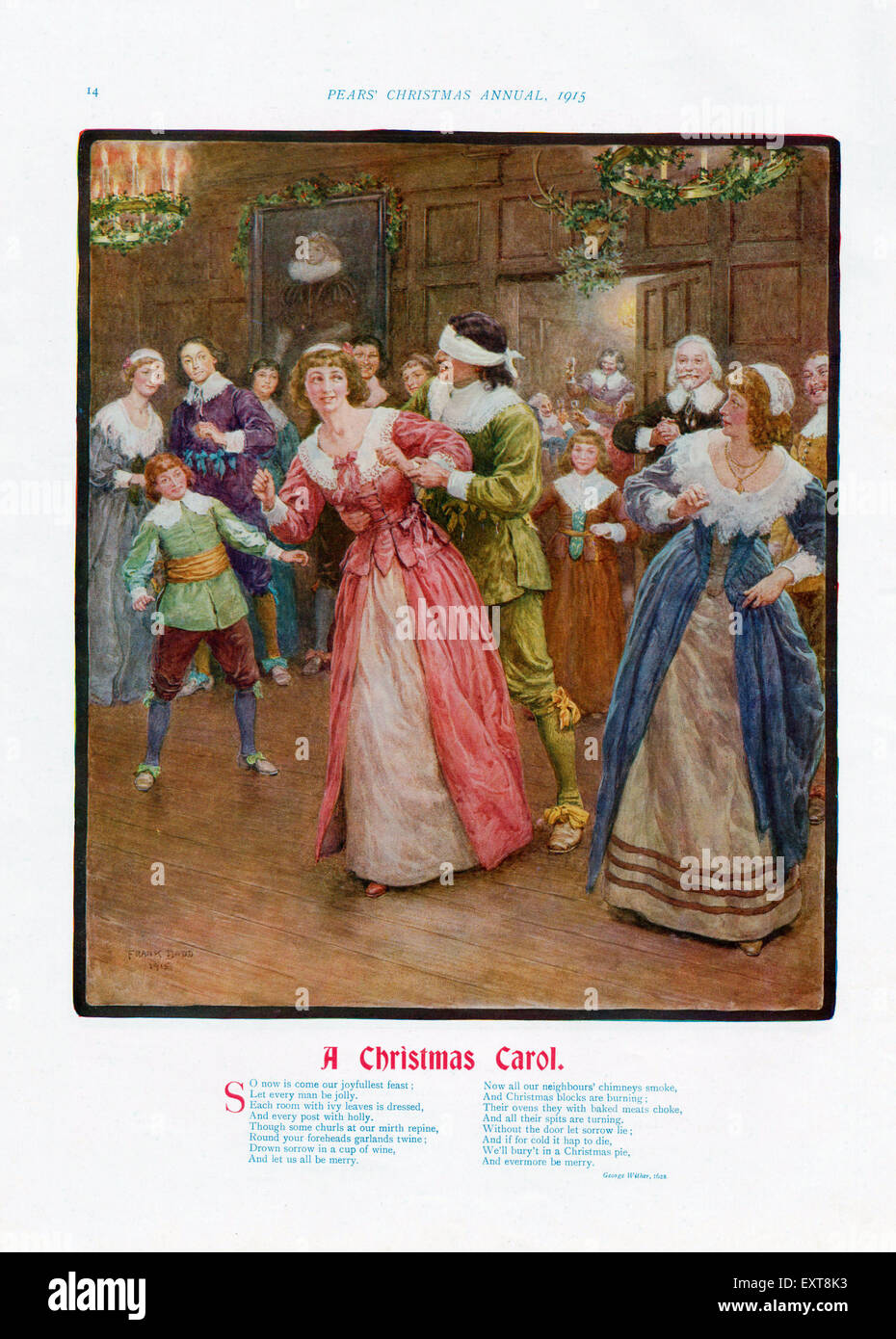 1910s UK Pears Annual Magazine Plate Stock Photo