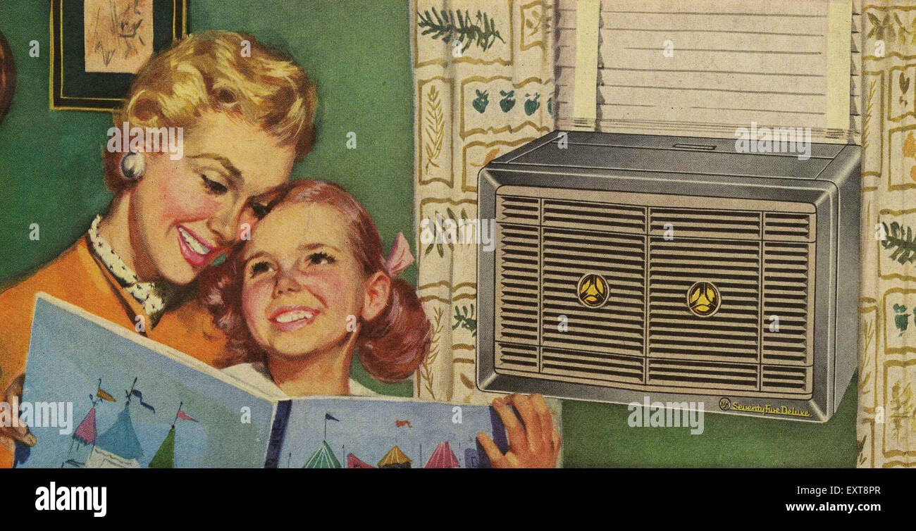 1950s USA Radio Corporation of America, RCA Magazine Advert (detail