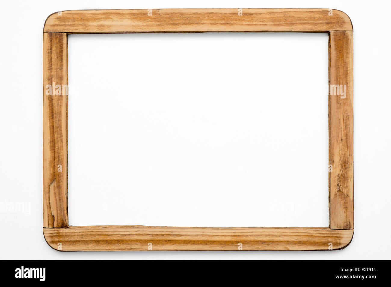 Wooden picture frame 3-color shade and gold. Backing board- can be removed  with 1 step selection (image is selection friendly Stock Photo - Alamy