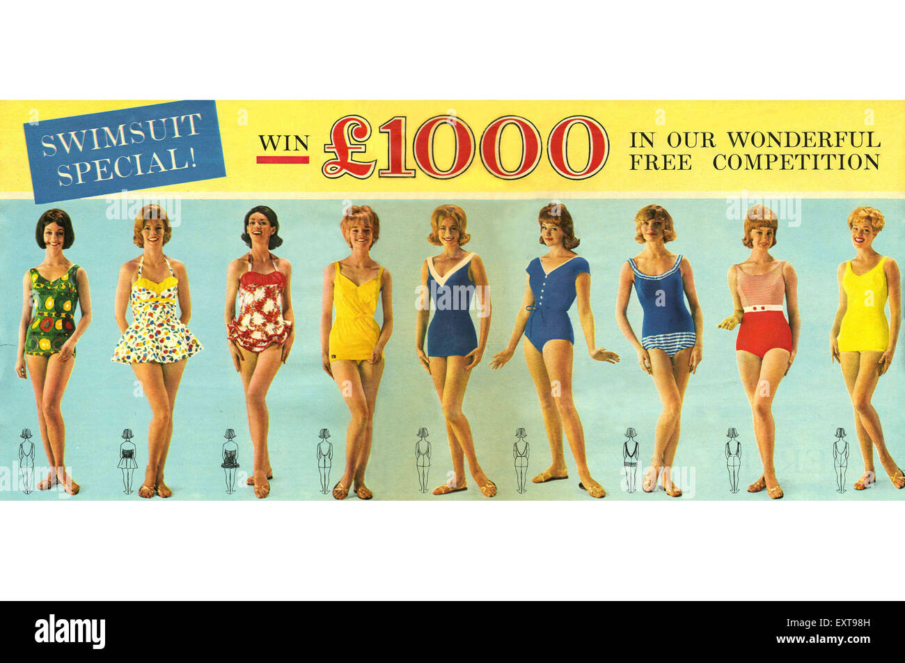1960s swimsuits