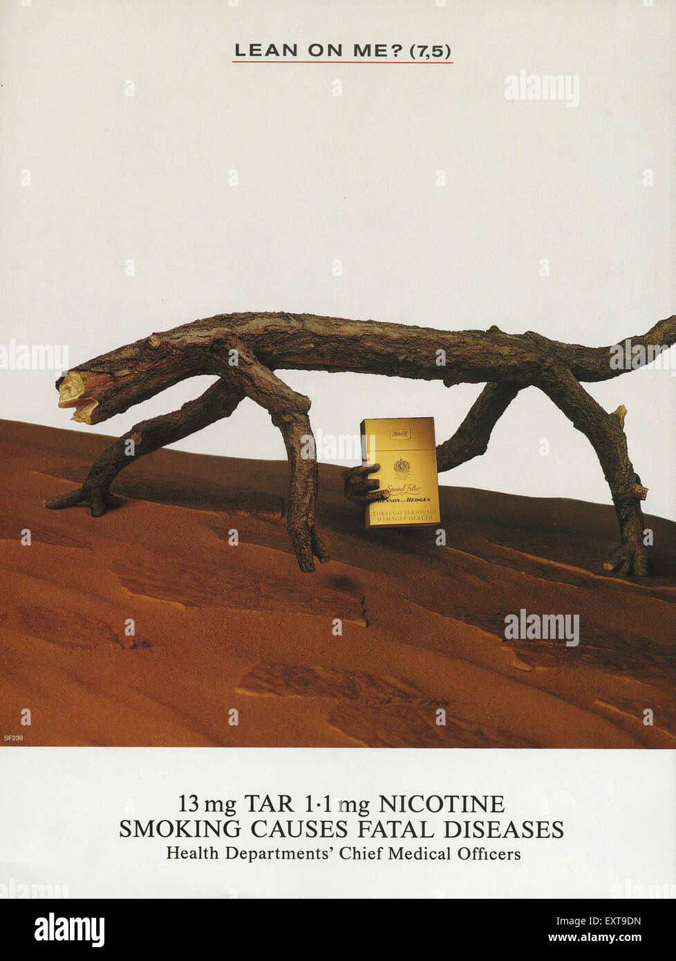 1990s UK Benson and Hedges Magazine Advert Stock Photo Alamy