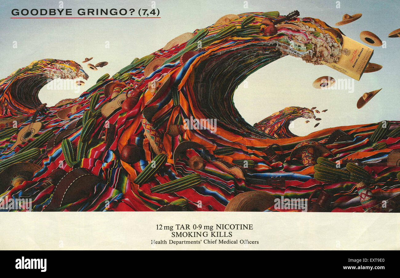 1990s UK Benson and Hedges Magazine Advert Stock Photo Alamy