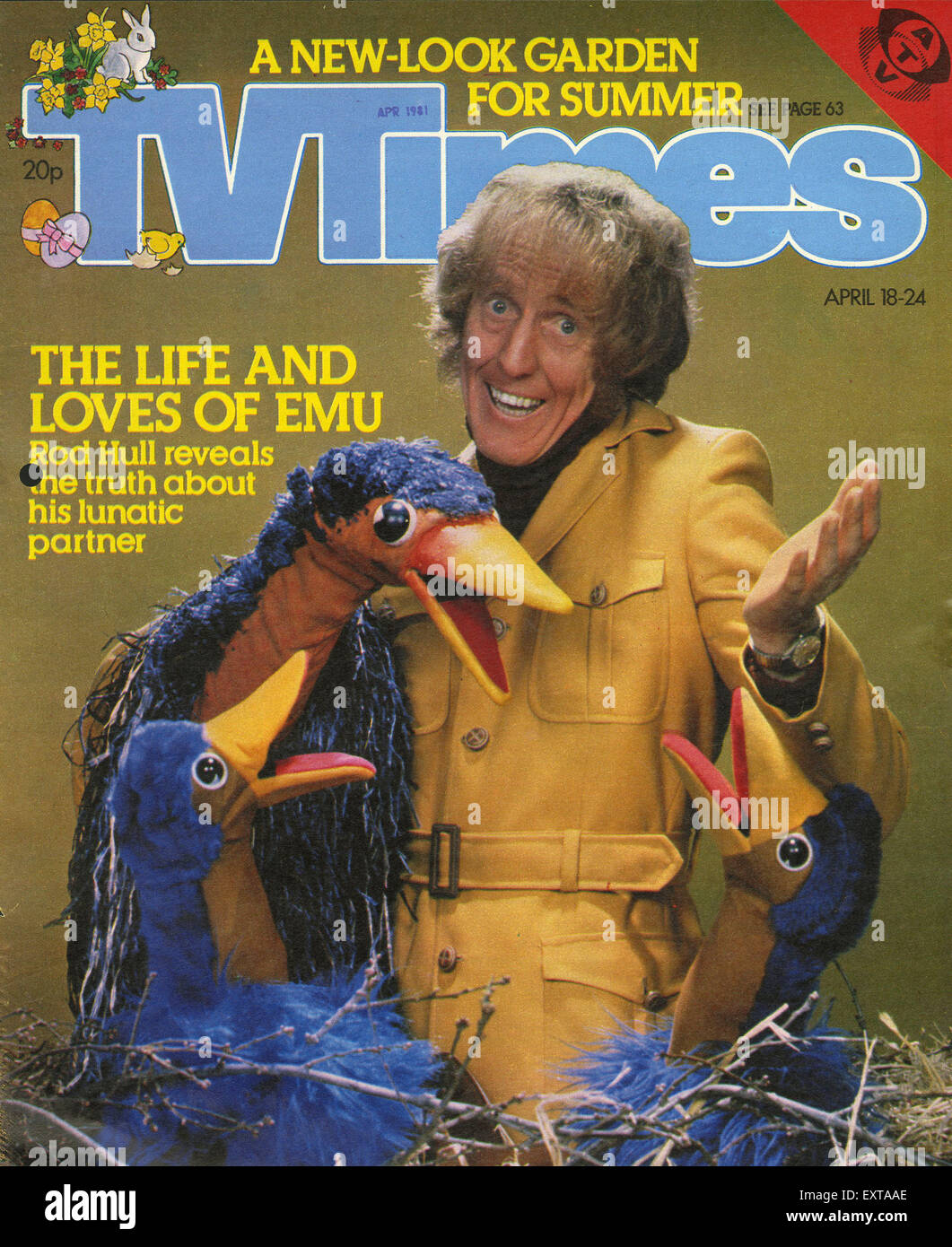1980s UK TV Times Magazine Cover Stock Photo Alamy