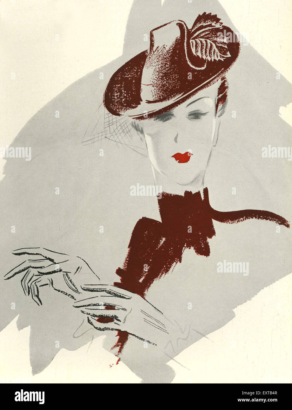 1930s uk fashion magazine plate hi-res stock photography and images - Alamy
