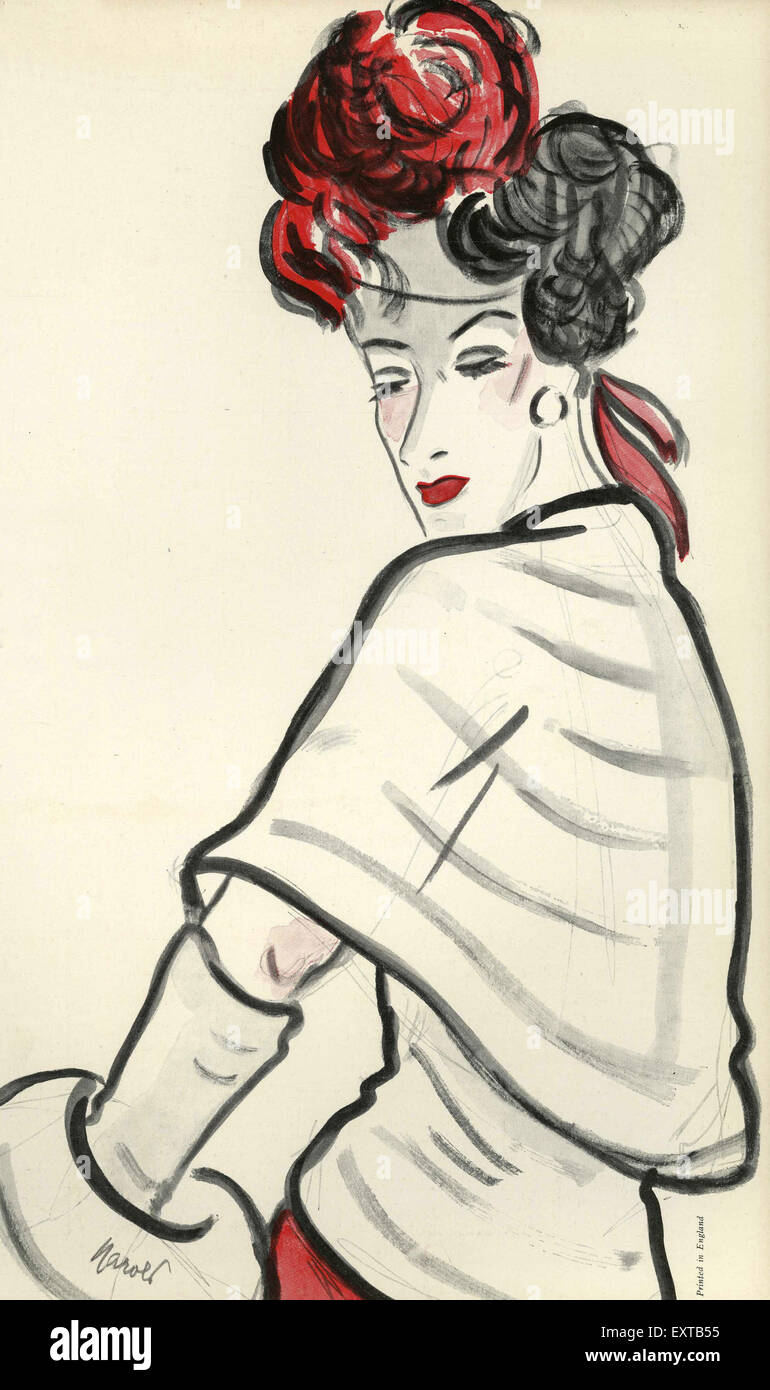 1930s uk fashion magazine plate hi-res stock photography and images - Alamy