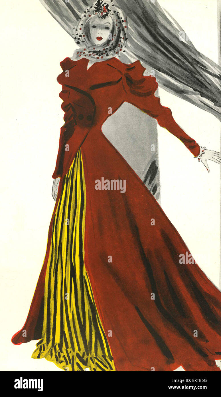 1930s uk womens fashion magazine hi-res stock photography and images ...