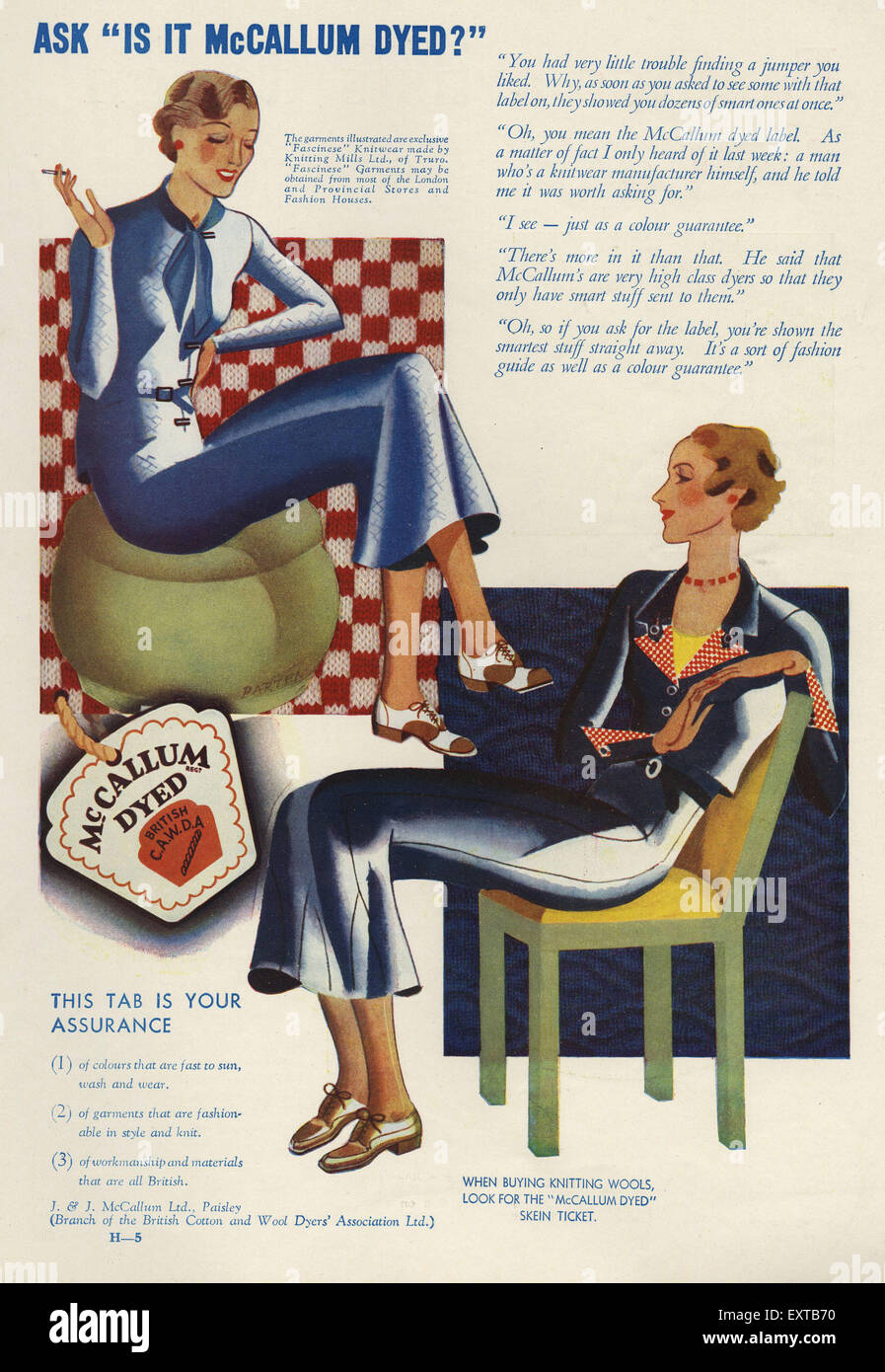 1930s uk fashion 1930s magazine hi-res stock photography and images - Alamy
