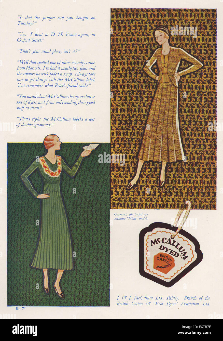 1930s uk fashion 1930s magazine hi-res stock photography and images - Alamy