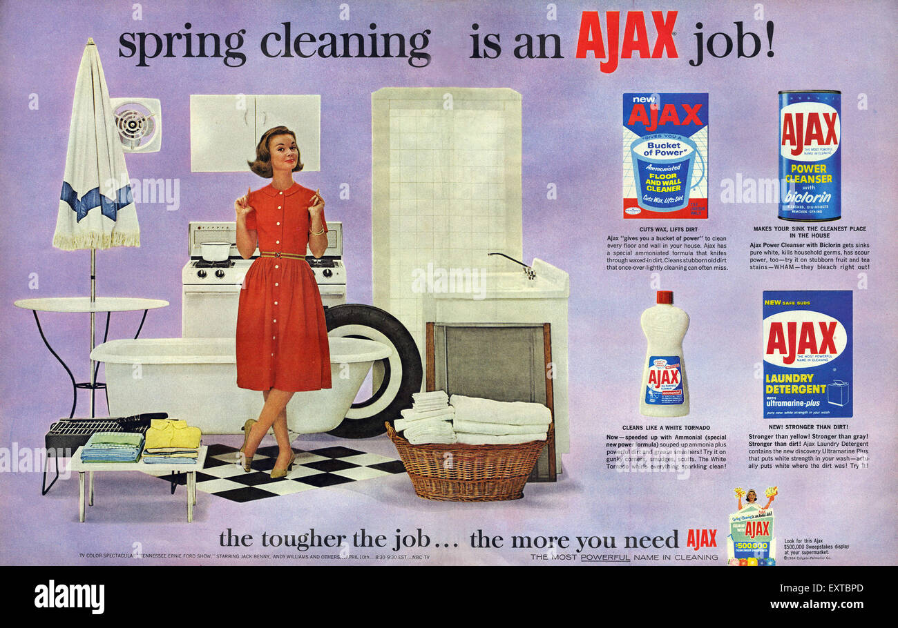 Image result for cleaning advert 1960