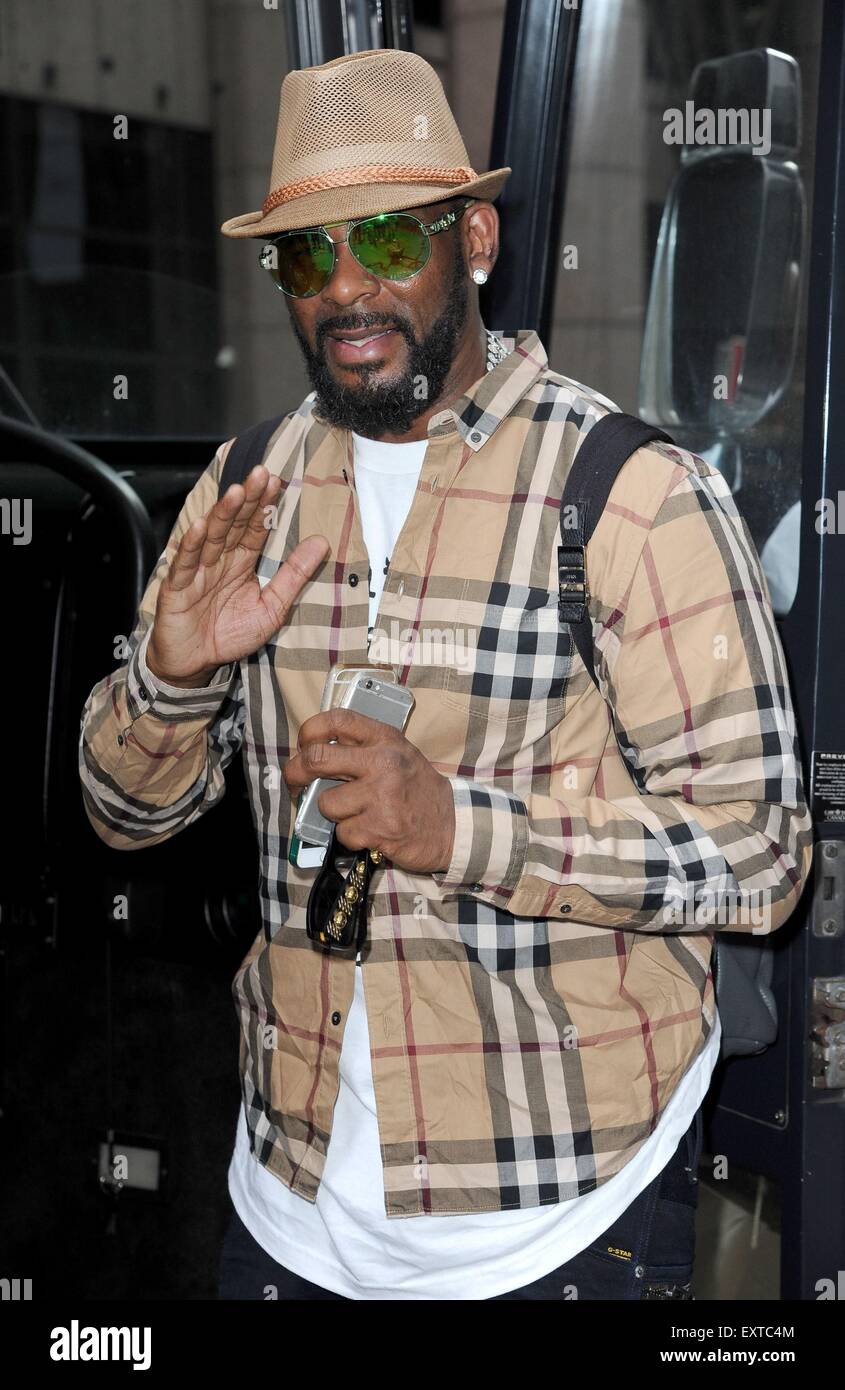 New York, NY, USA. 15th July, 2015. R Kelly out and about for Celebrity ...