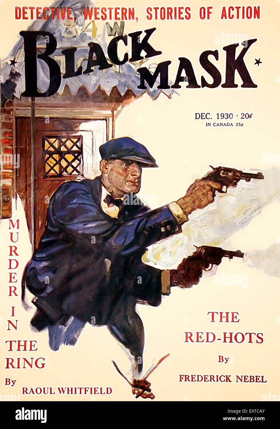 1930s USA Black Mask Magazine Cover Stock Photo - Alamy