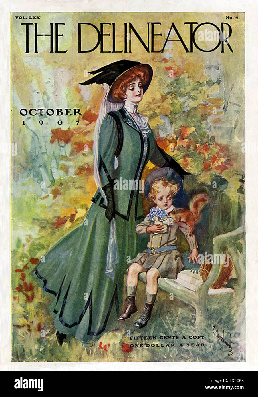 1900s USA The Delineator Magazine Cover Stock Photo Alamy 1900s USA The Delineator Magazine Cover Stock Photo Alamy