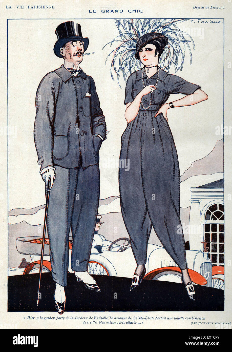 フランスの雑誌挿絵 ～LA VIE PARISIENNE～より（ファビアン