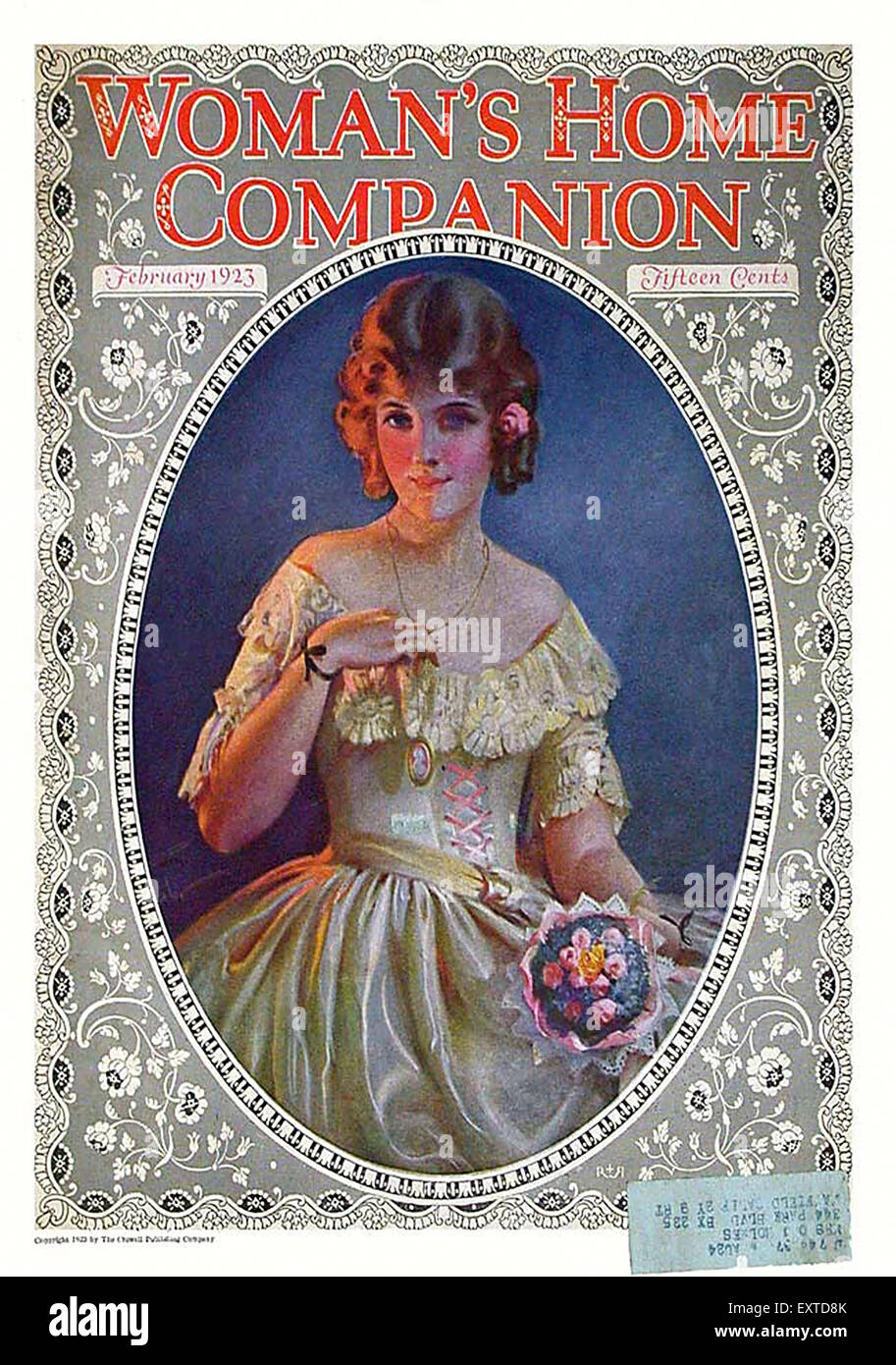 1920s USA Womans Home Companion Magazine Cover Stock Photo