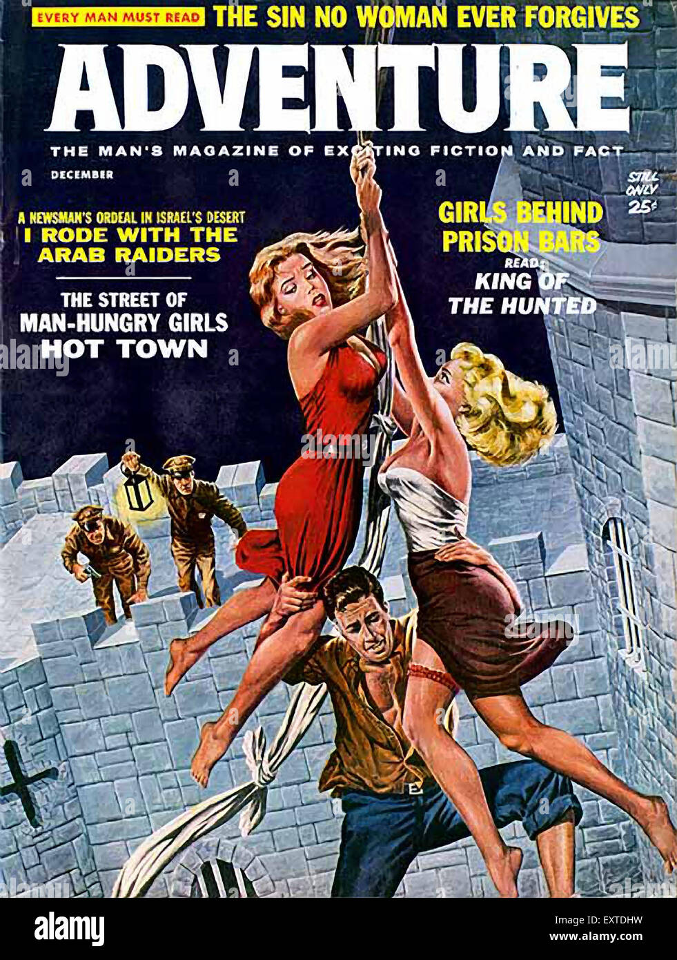 Men's adventure 1960's hi-res stock photography and images