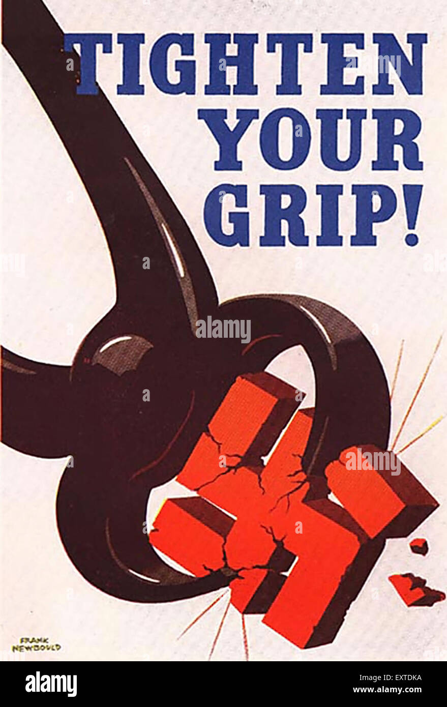 1940s UK Anti-Nazis Poster Stock Photo
