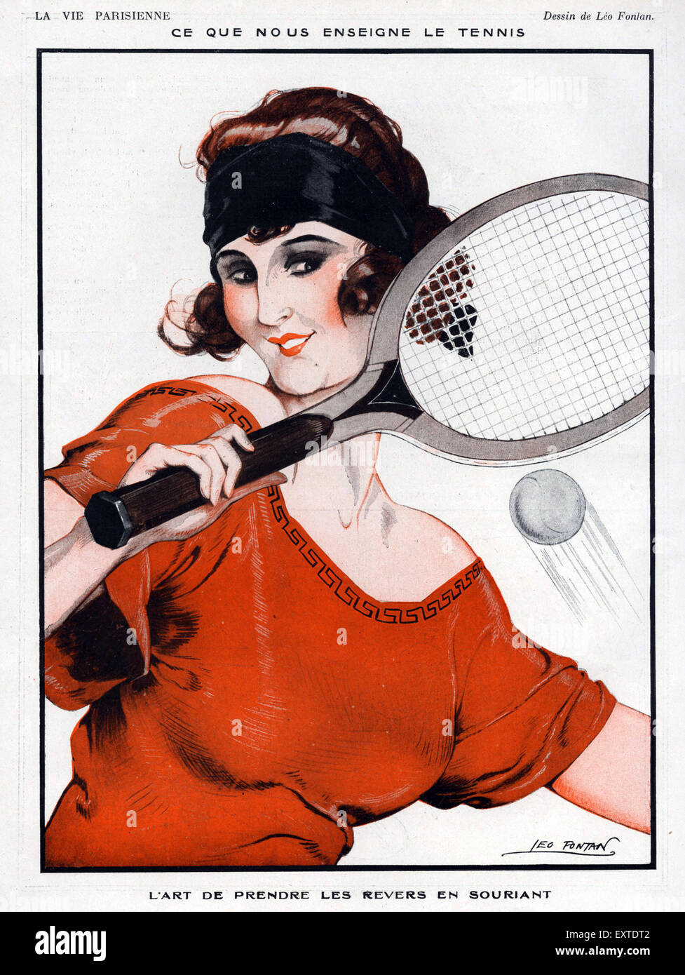 1920s france fashion magazine plate hi-res stock photography and images ...