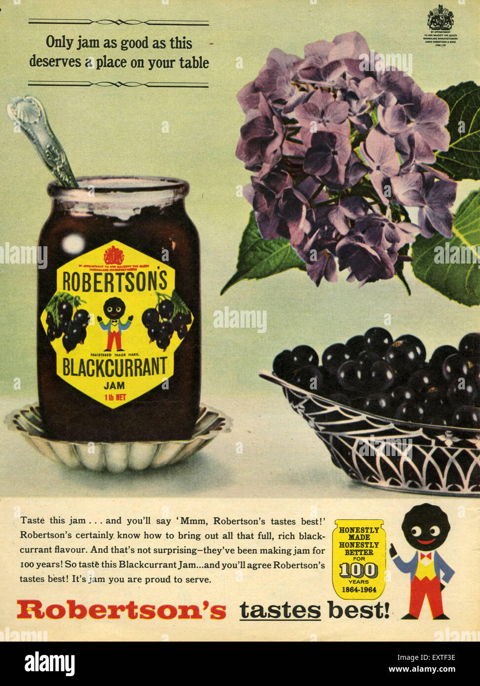1960s UK Robertson's Magazine Advert Stock Photo