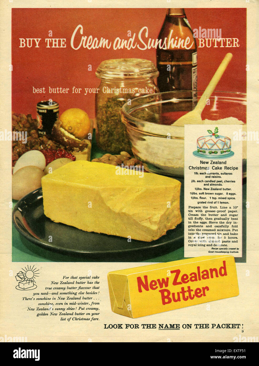 1960s Uk New Zealand Butter High Resolution Stock Photography And Images Alamy