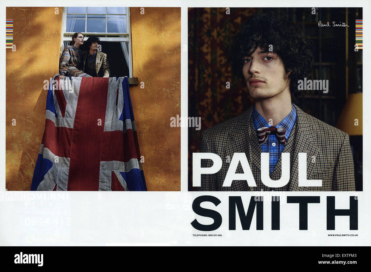 2000s UK Paul Smith Magazine Advert Stock Photo