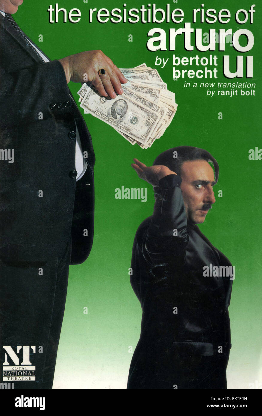 1990s UK The Resistible Rise of Arturo Ui Poster Stock Photo Alamy