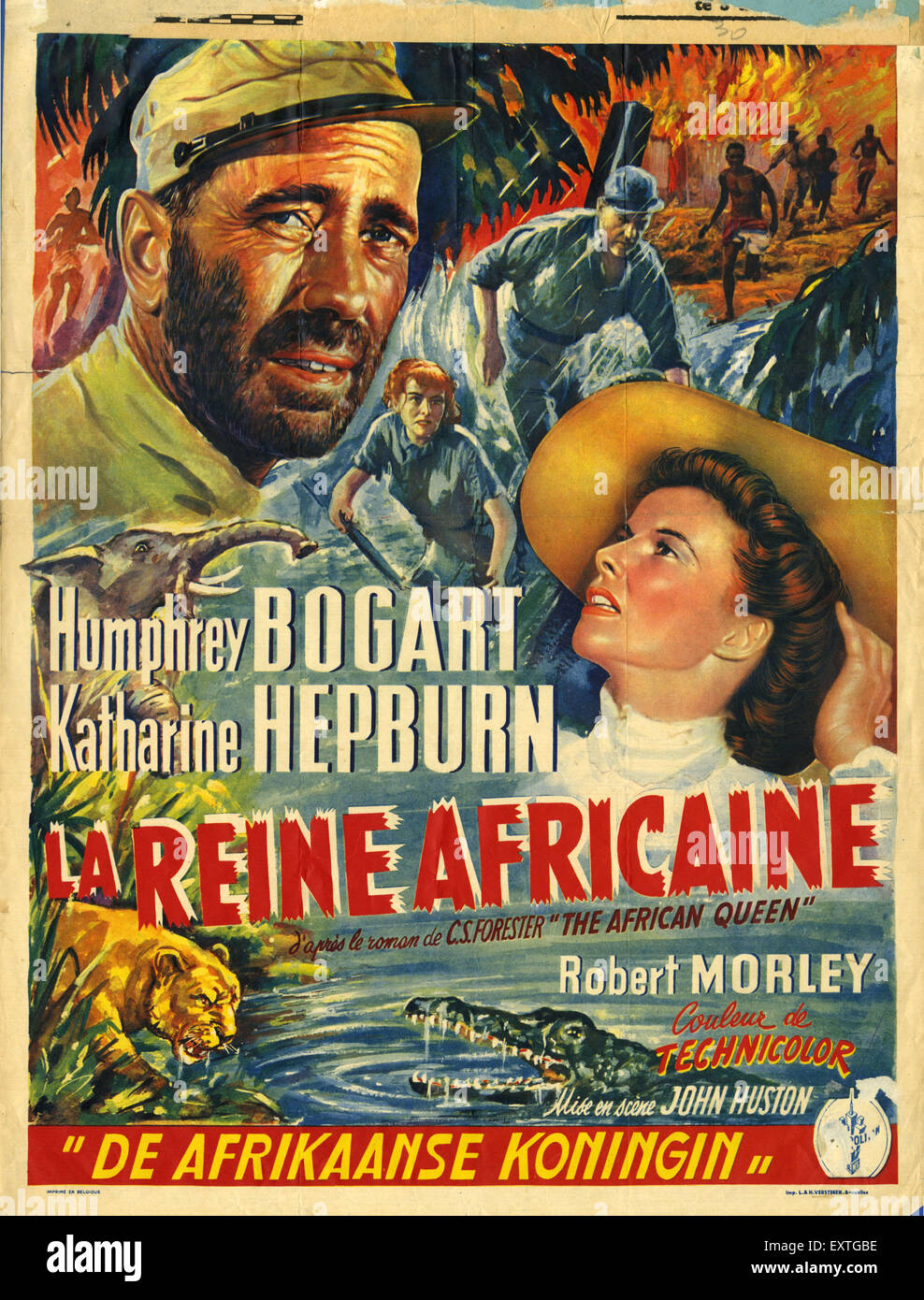 The African Queen Movie Poster