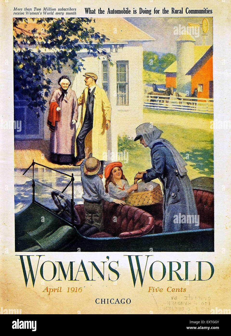 1910s usa womans world magazine cover stock photo alamy