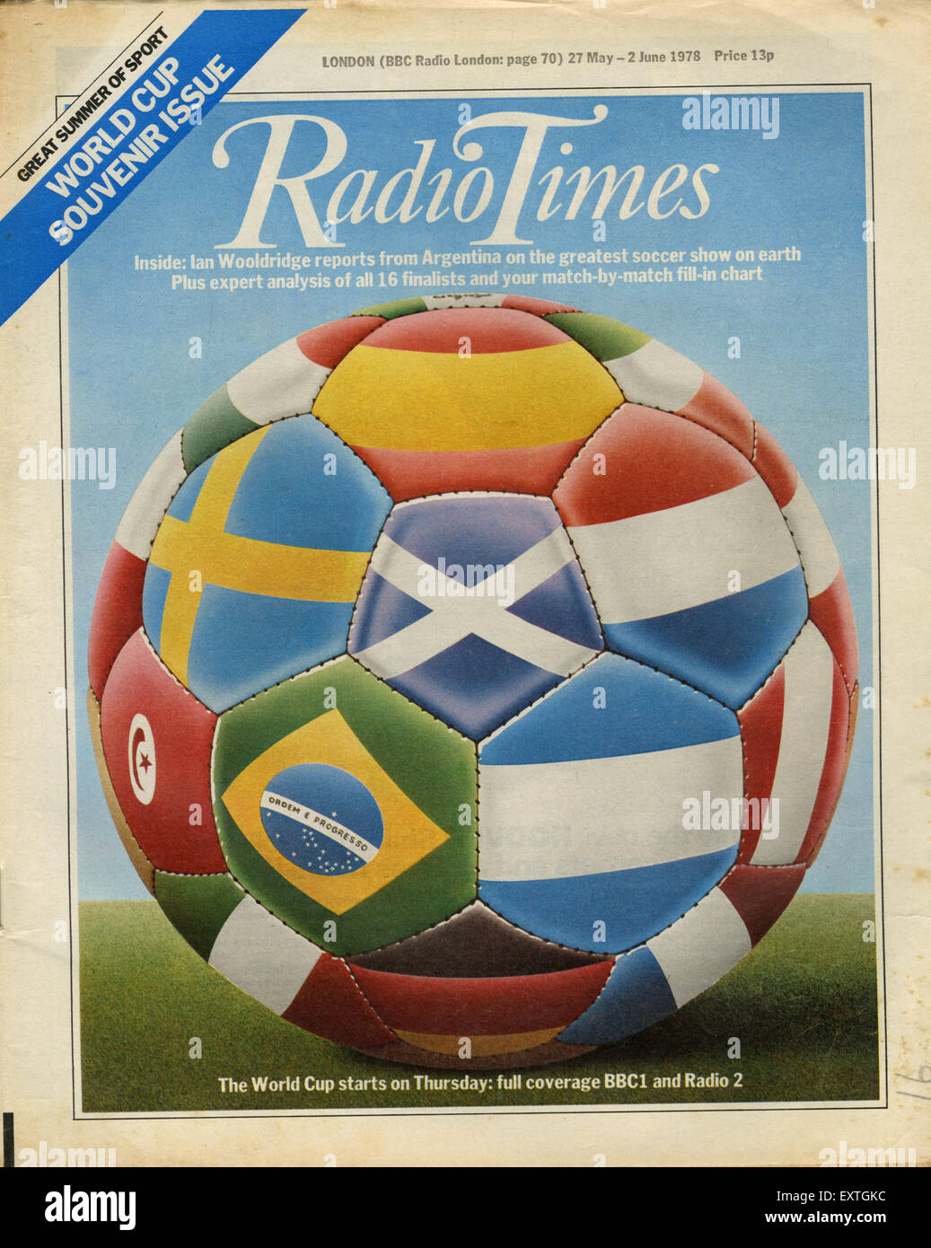 1970s UK Radio Times Magazine Cover Stock Photo - Alamy
