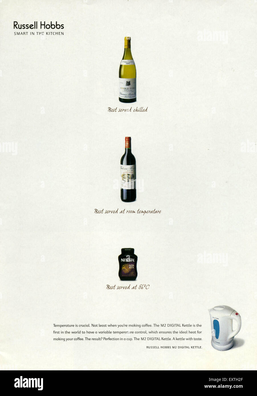 1990s UK Russell Hobbs Magazine Advert Stock Photo Alamy