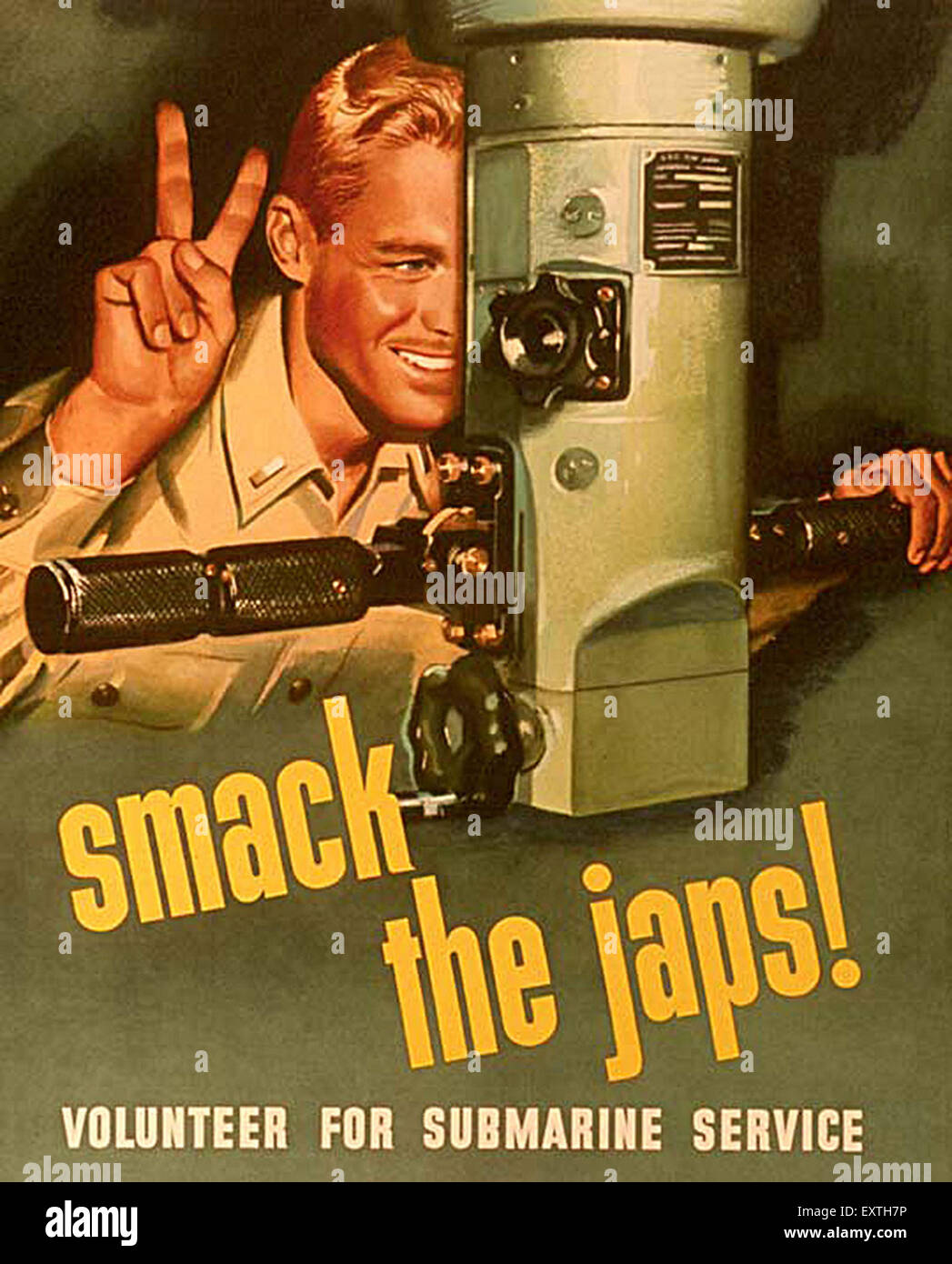 1940s USA Submarine Service Poster Stock Photo