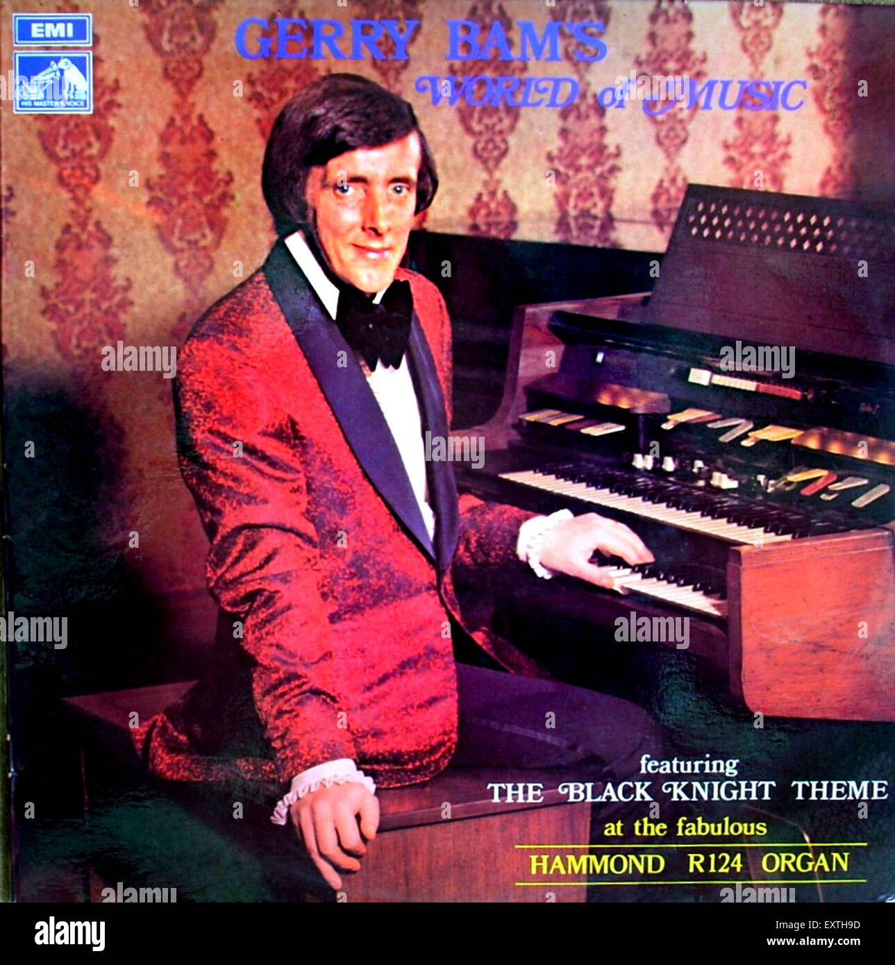 1960s USA Gerry Bam's World of Music Album Cover Stock Photo