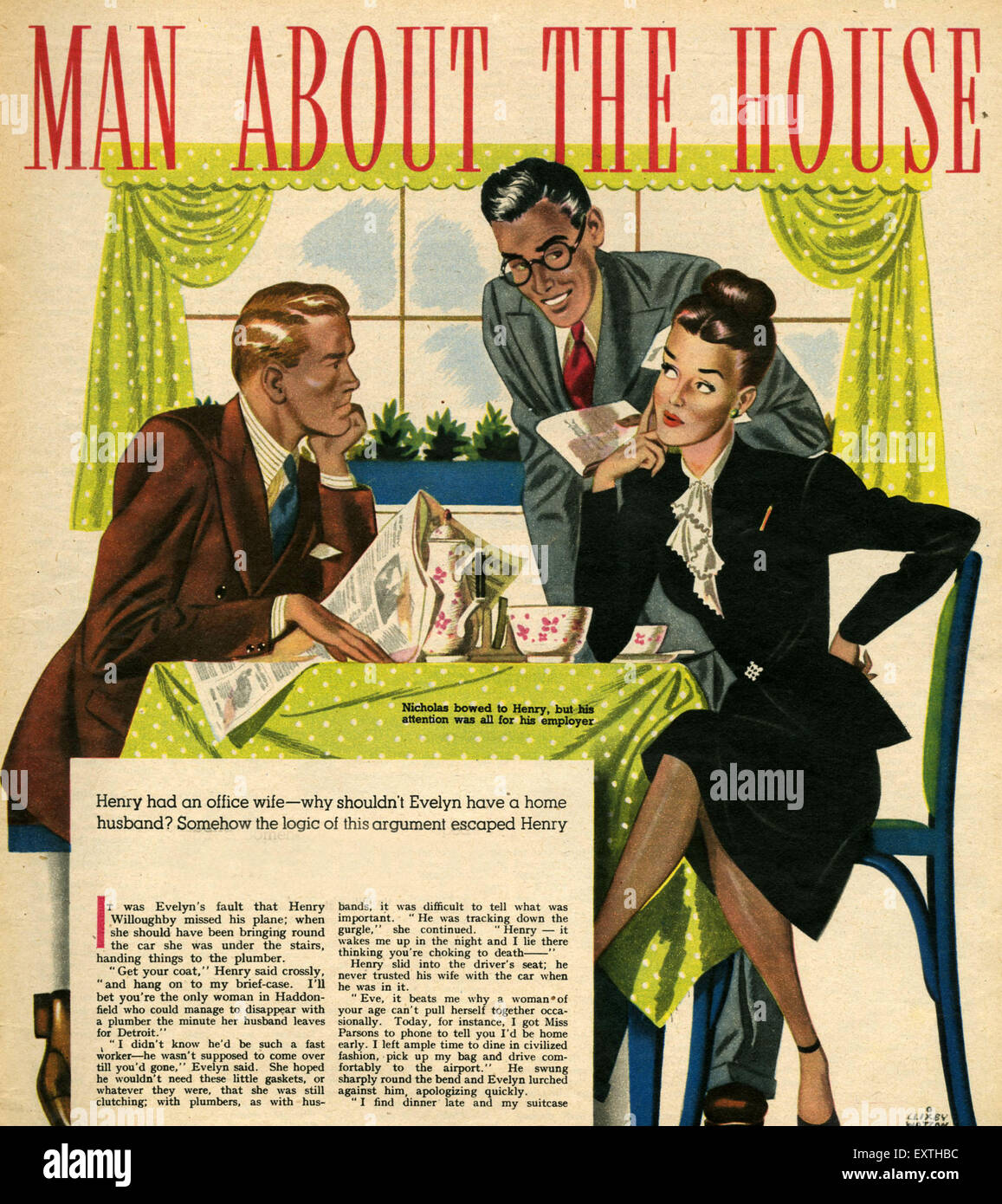1940s uk story illustrations magazine hires stock photography and