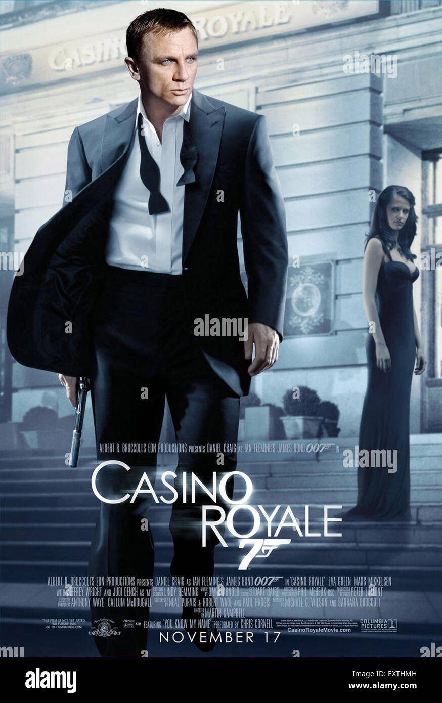 2000s UK Casino Royale Film Poster Stock Photo