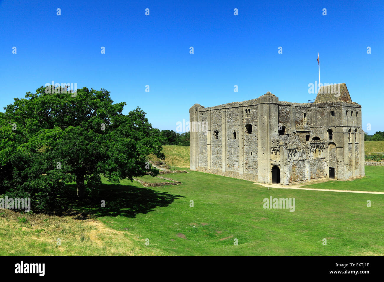 Castle Rising Castle, 12th century Norman keep, Norfolk England UK ...