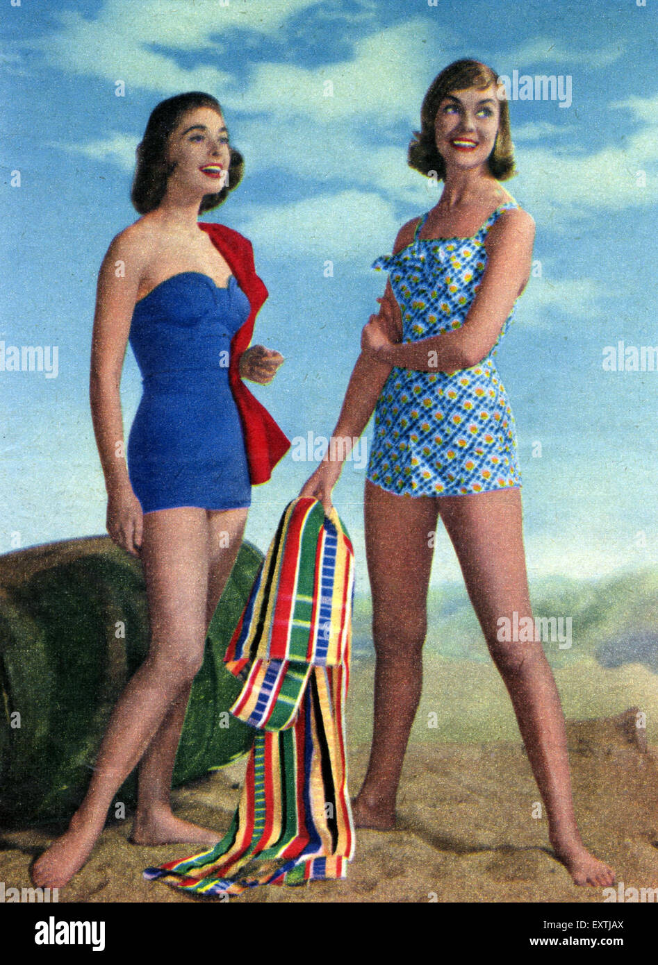 1950's women's swimwear