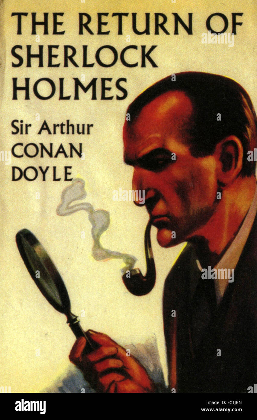 1900s UK The Return of Sherlock Holmes Book Cover Stock Photo