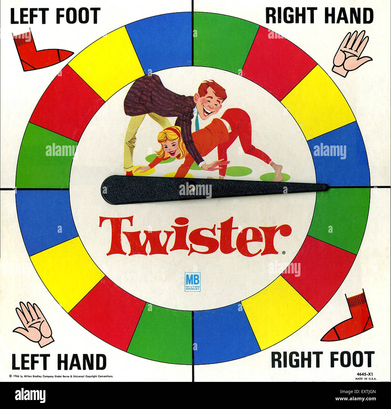 1960s USA Twister Packaging Stock Photo