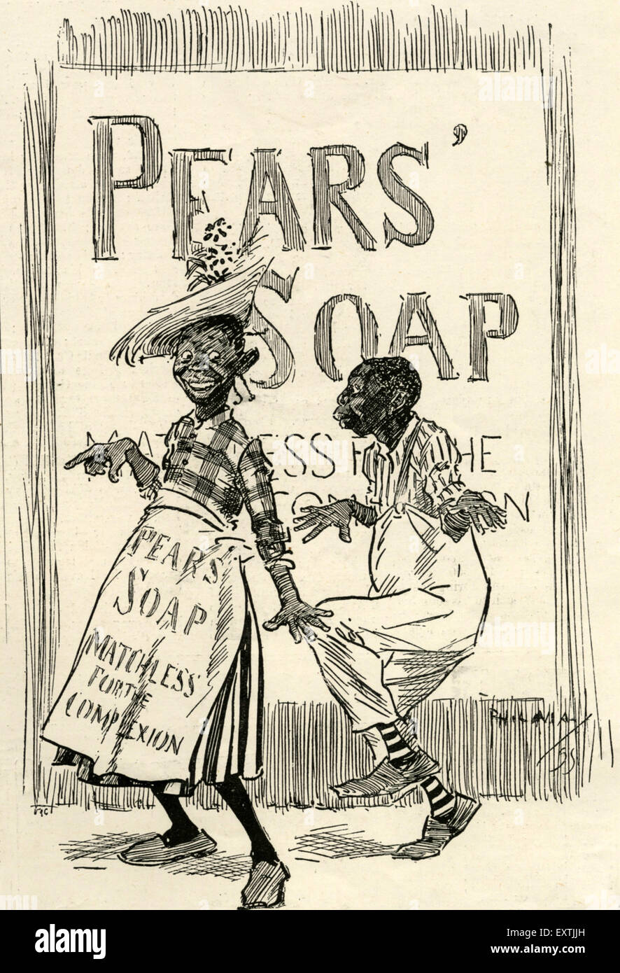 1900s UK Pear's Magazine Advert Stock Photo