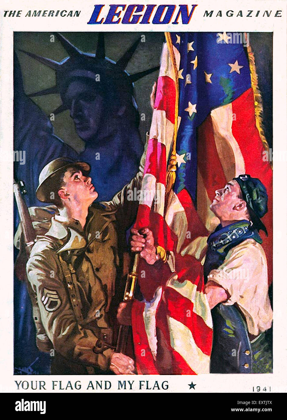 American legion magazine cover hires stock photography and images Alamy