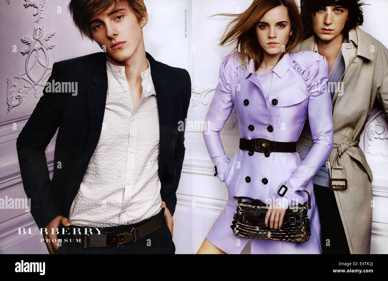 2010s UK Burberry Magazine Advert Stock Photo