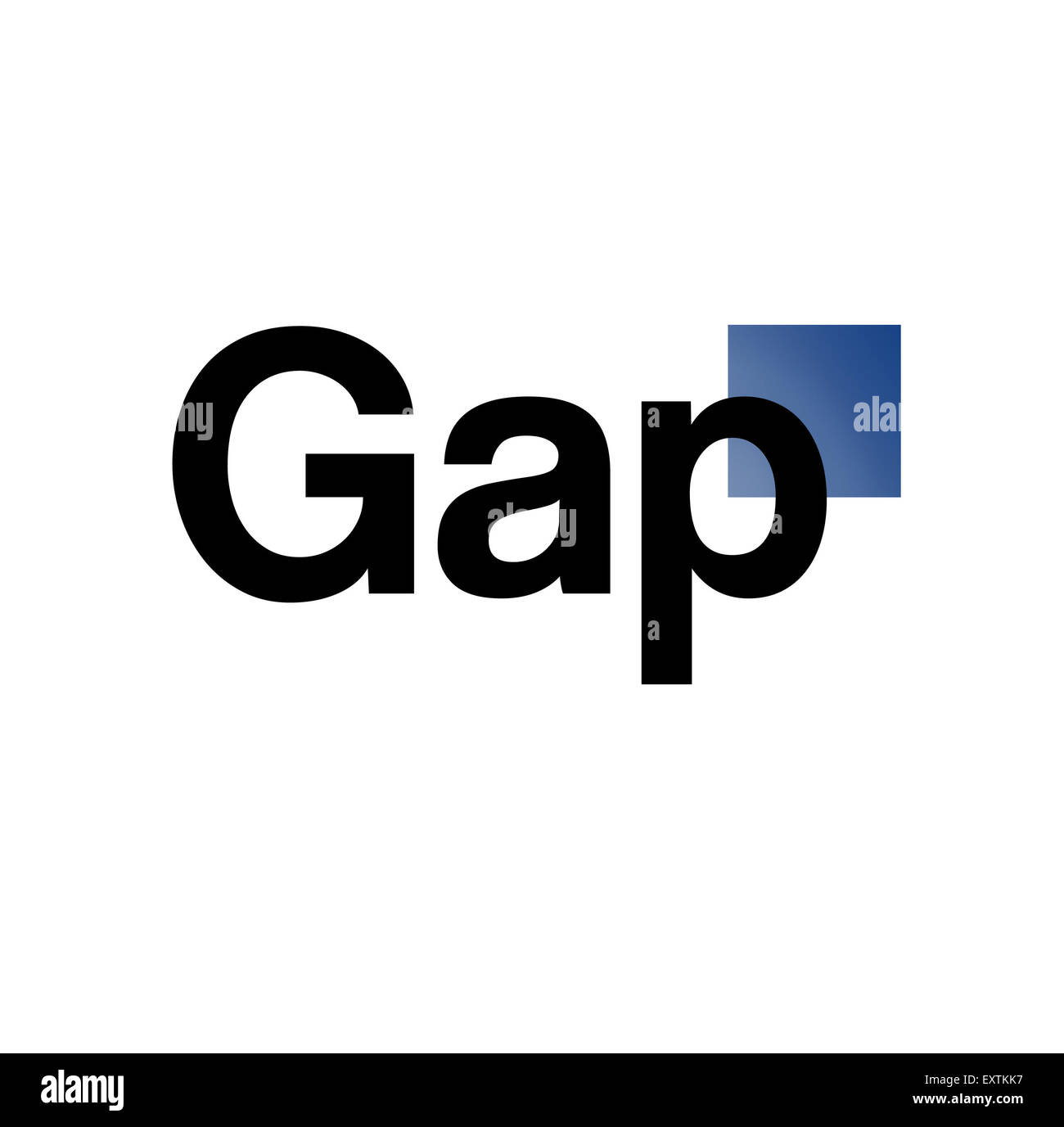 2010s USA Gap Logo Stock Photo