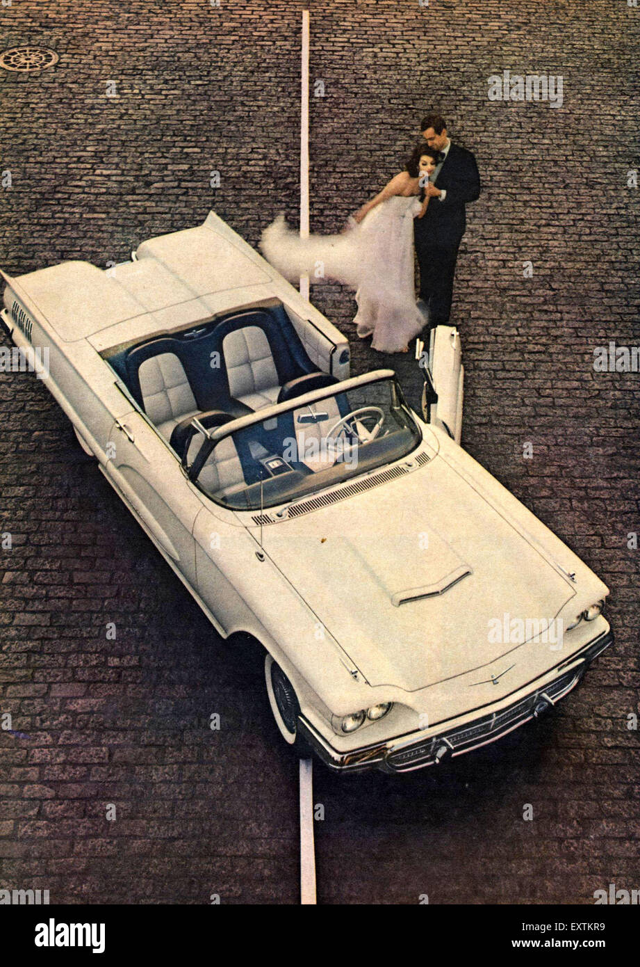 1960s USA Thunderbird Magazine Advert Stock Photo