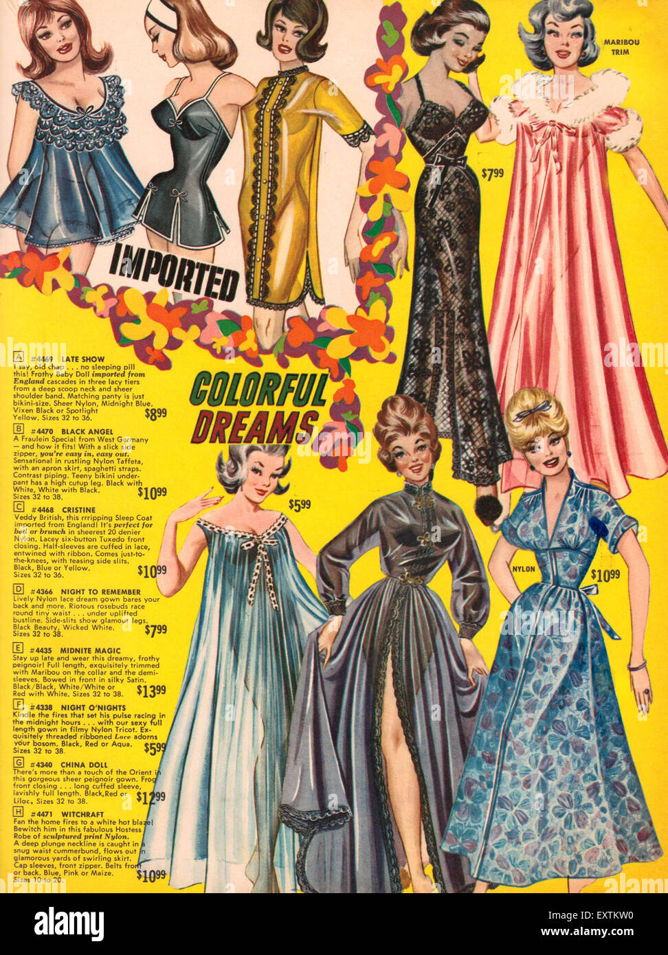 fredericks of hollywood vintage dresses