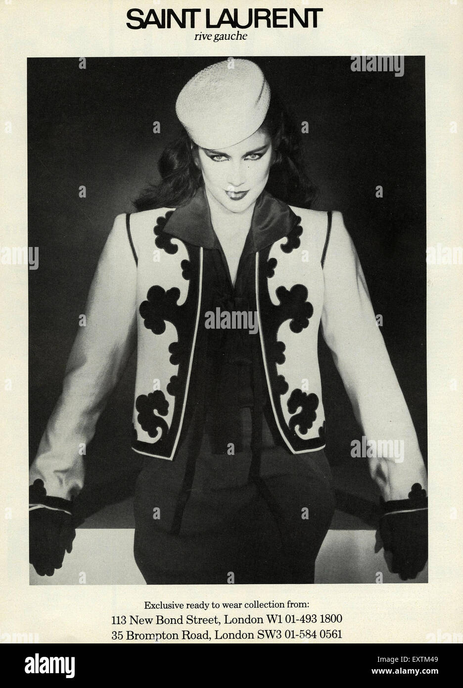 Yves saint laurent 1970s hi-res stock photography and images - Alamy