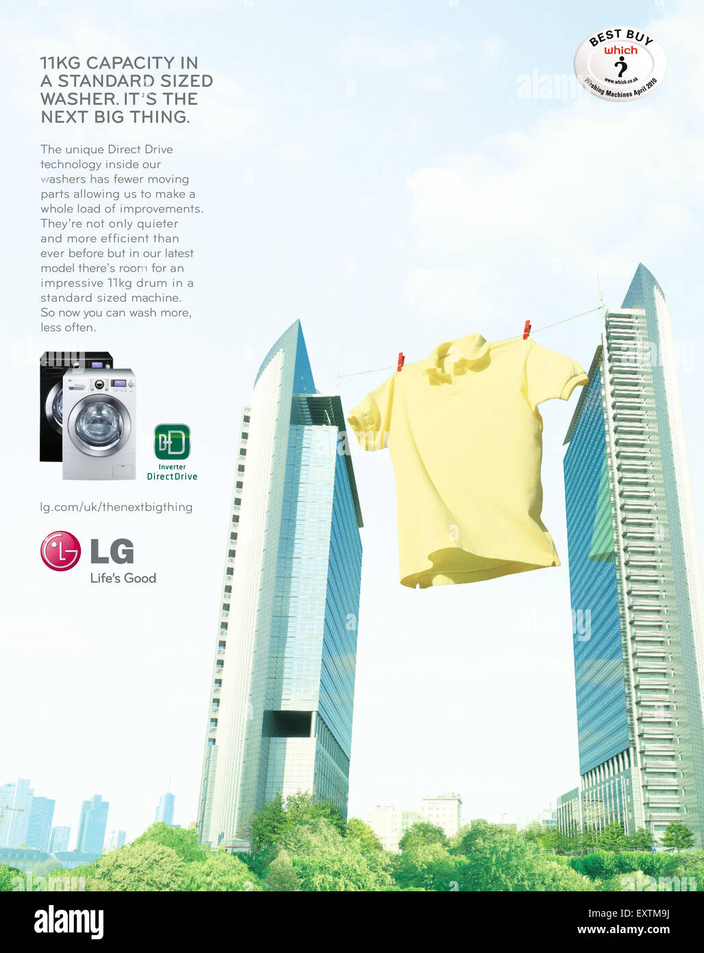 2010s UK LG Magazine Advert Stock Photo